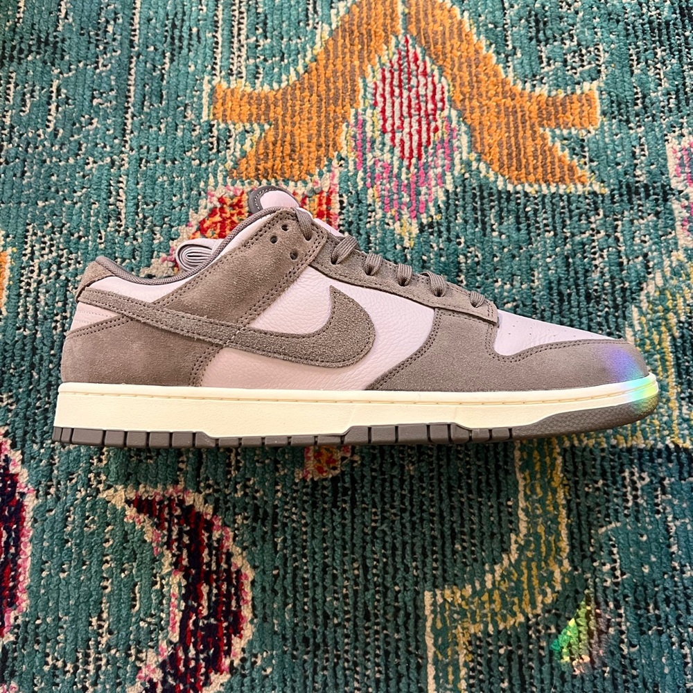 New Nike Dunk Low Retro - Grey/White - Suede Swoosh - Men’s Sz. 15